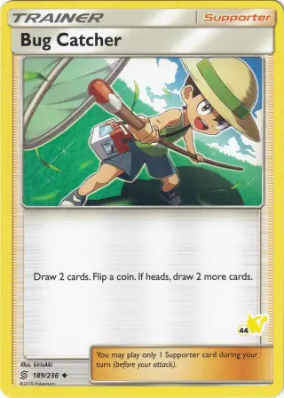 Bug Catcher 189/236 (Pikachu stamp 44)