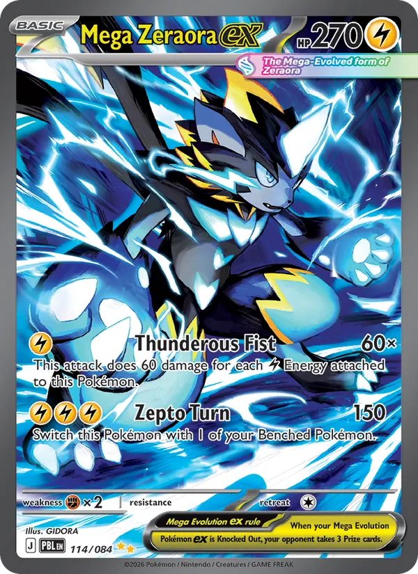 Mega Zeraora ex 114/084