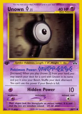 Unown [I] 68/075