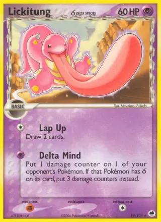Lickitung δ 19/101