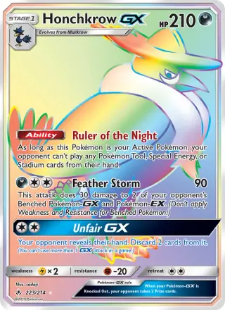 Honchkrow GX 223/214