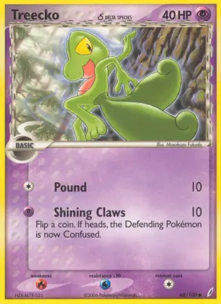 Treecko δ 68/100