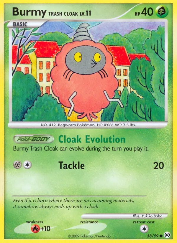 Burmy Trash Cloak 58/099