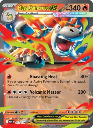 Mega Camerupt ex 022/132