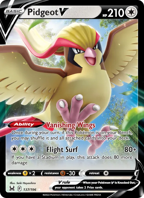 Pidgeot V 137/196