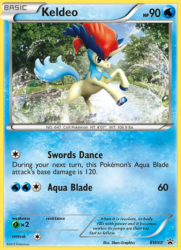 Keldeo BW60/101