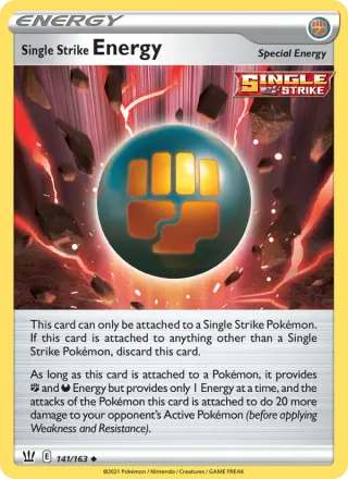 Single Strike Energy 141/163