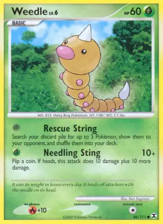 Weedle 86/111