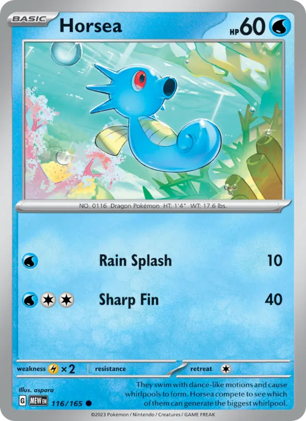 Horsea 116/165