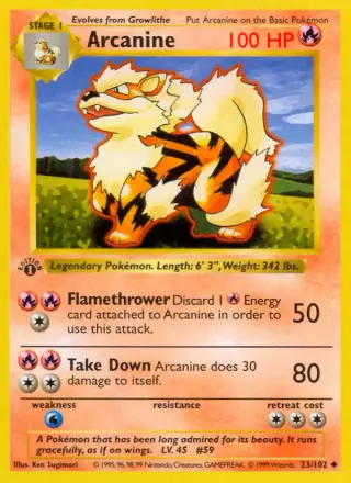 Arcanine 23/102