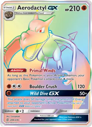 Aerodactyl GX 244/236