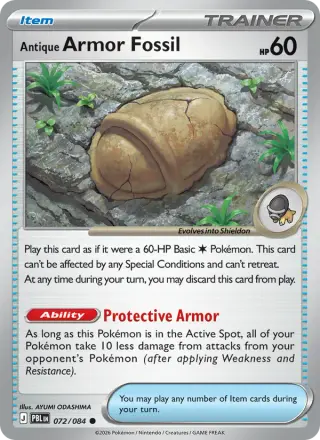 Antique Armor Fossil 072/084