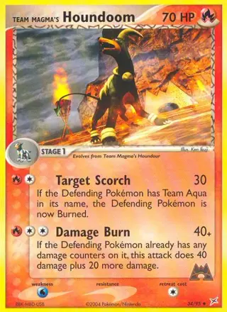 Team Magma's Houndoom 34/095